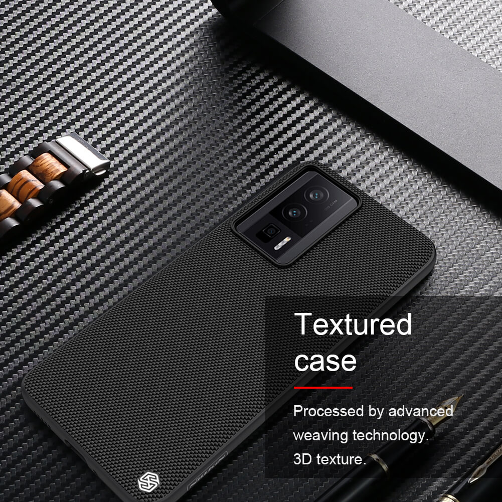 Чехол-крышка NILLKIN для Xiaomi Redmi K60, K60 Pro, Xiaomi Poco F5 Pro (серия Textured)